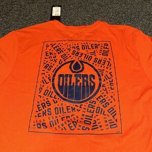men’s adidas oilers t-shirt